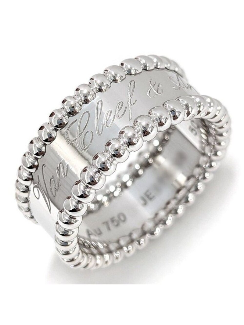 Van Cleef & Arpels Ring Perlee Signature 18k White Gold
